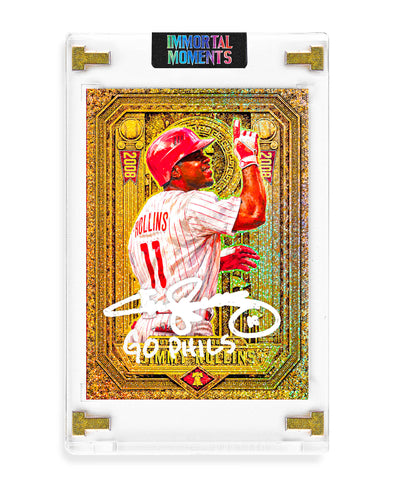 IMMORTAL MOMENTS™ JIMMY ROLLINS "JROLL" FOREVER 08 SERIES COLLECTIBLE