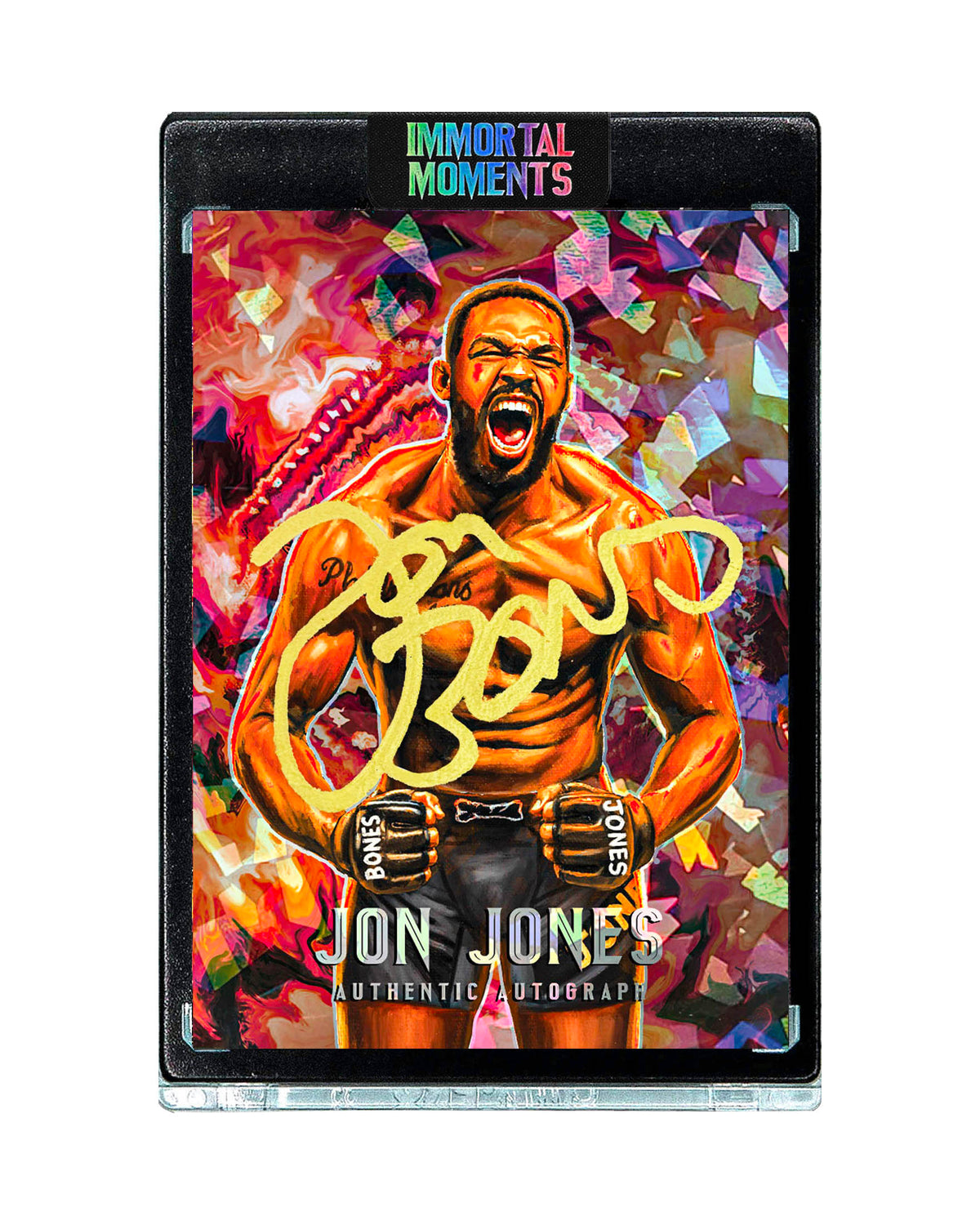 IMMORTAL MOMENTS™ Jon Jones "UNBEATABLE" Autograph Collectible