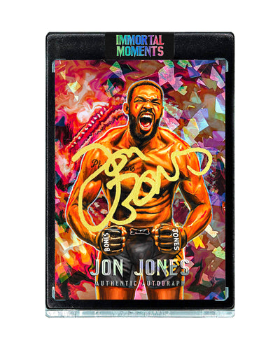 IMMORTAL MOMENTS™ Jon Jones "UNBEATABLE" Autograph Collectible