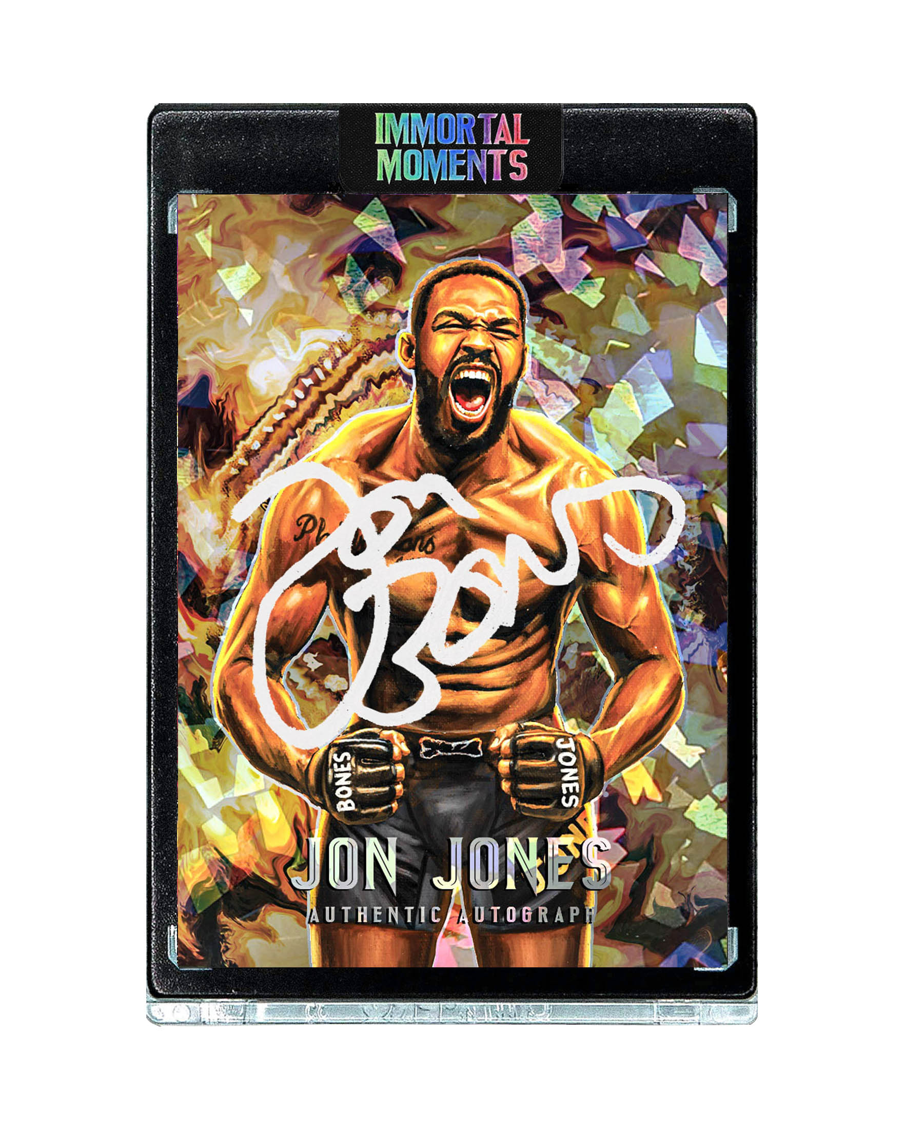 IMMORTAL MOMENTS™ Jon Jones "UNBEATABLE" Autograph Collectible