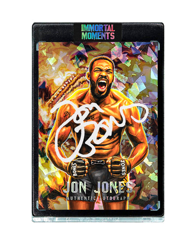 IMMORTAL MOMENTS™ Jon Jones "UNBEATABLE" Autograph Collectible
