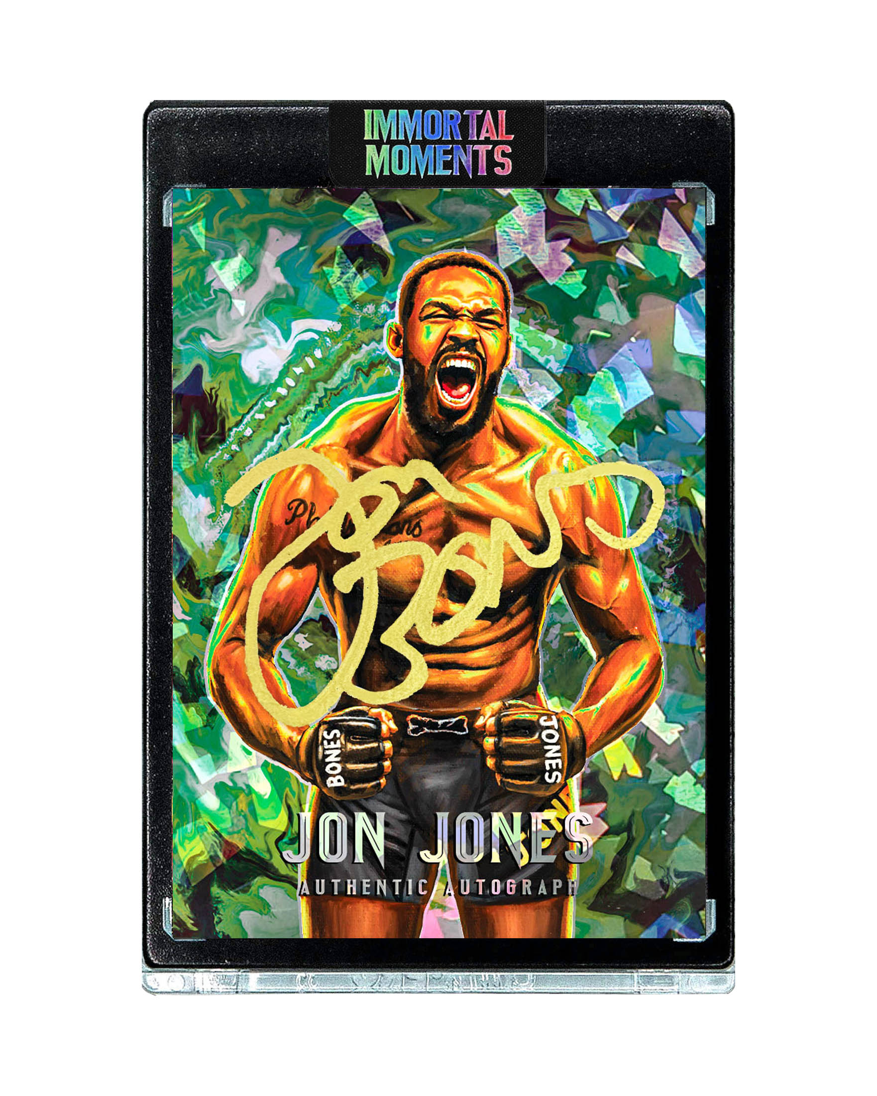IMMORTAL MOMENTS™ Jon Jones "UNBEATABLE" Autograph Collectible