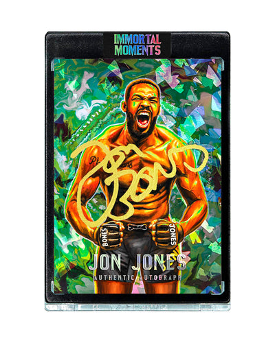 IMMORTAL MOMENTS™ Jon Jones "UNBEATABLE" Autograph Collectible