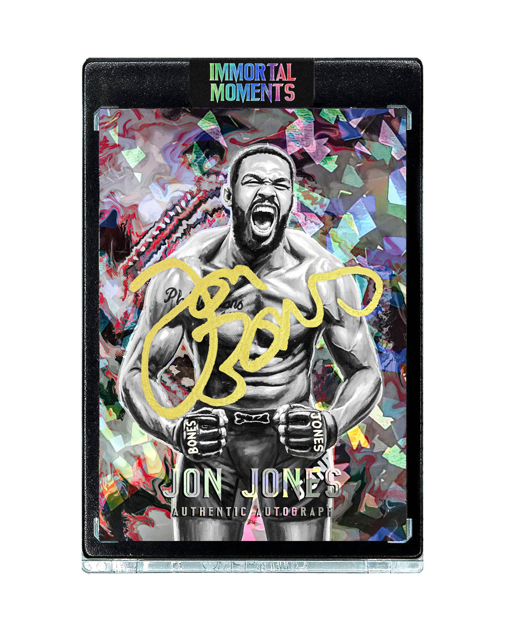 IMMORTAL MOMENTS™ Jon Jones "UNBEATABLE" Autograph Collectible