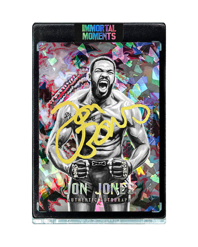 IMMORTAL MOMENTS™ Jon Jones "UNBEATABLE" Autograph Collectible