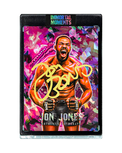 IMMORTAL MOMENTS™ Jon Jones "UNBEATABLE" Autograph Collectible