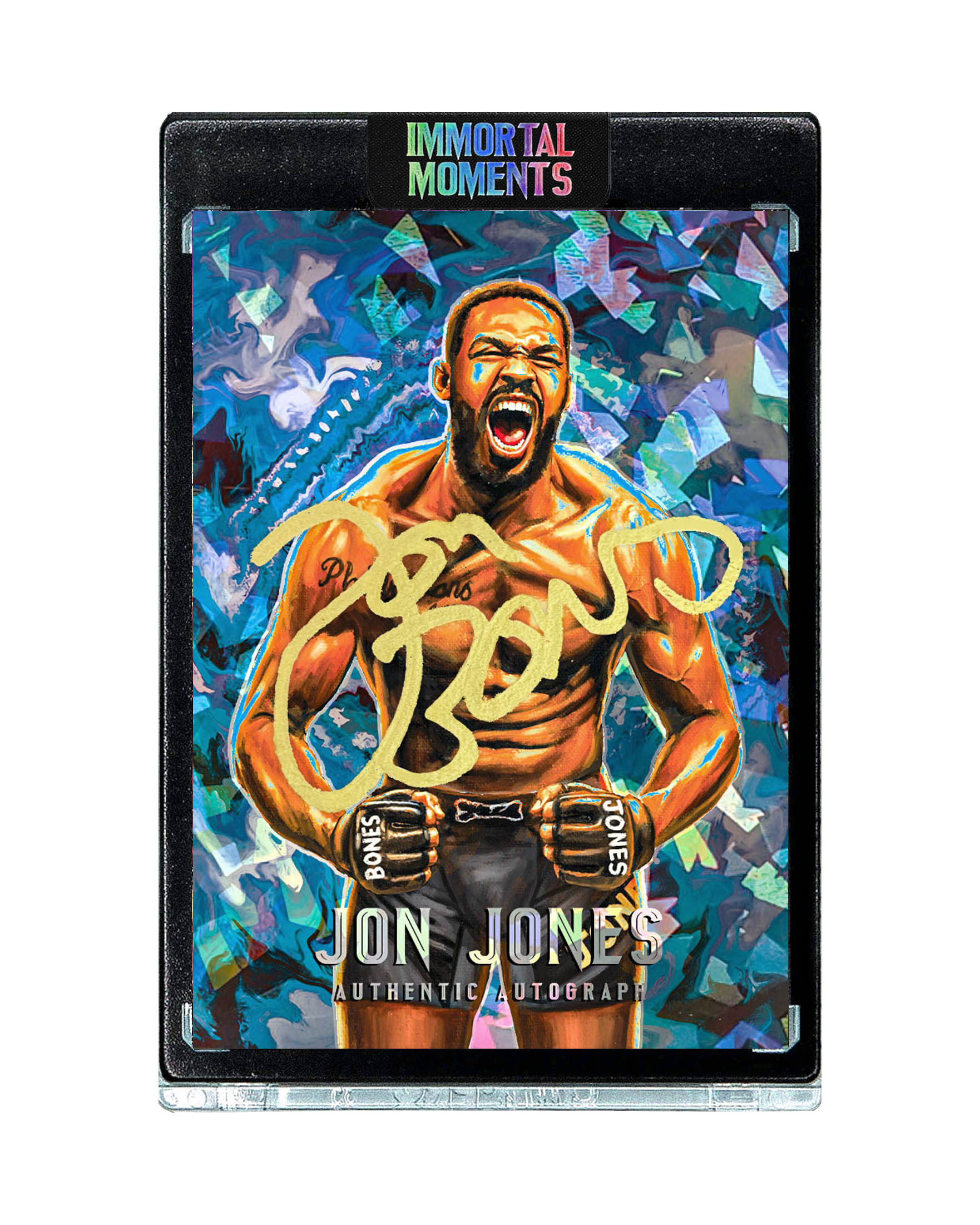 IMMORTAL MOMENTS™ Jon Jones "UNBEATABLE" Autograph Collectible
