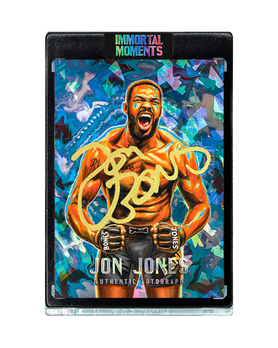 IMMORTAL MOMENTS™ Jon Jones "UNBEATABLE" Autograph Collectible