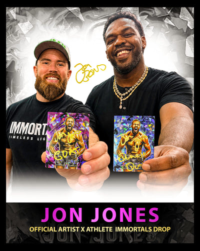 IMMORTAL MOMENTS™ Jon Jones "UNBEATABLE" Autograph Collectible