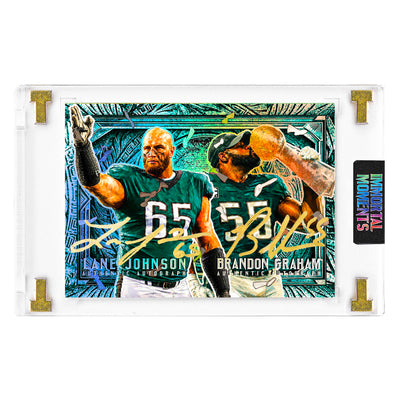 IMMORTAL MOMENTS™ LANE JOHNSON X BRANDON GRAHAM "BUILT TO LAST" LII CHAMPIONS SET