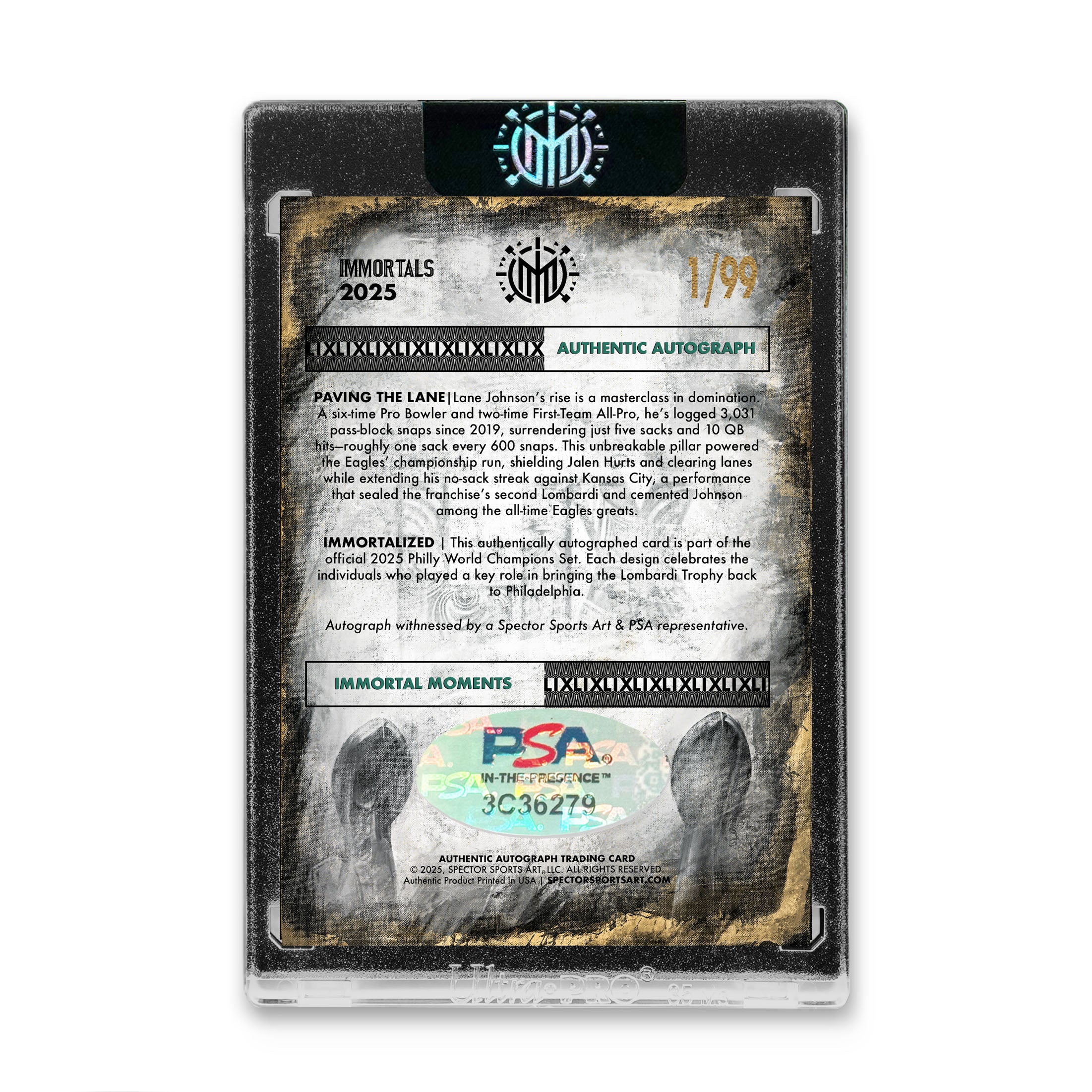 IMMORTAL MOMENTS™ LANE JOHNSON LIX CHAMPIONS SET