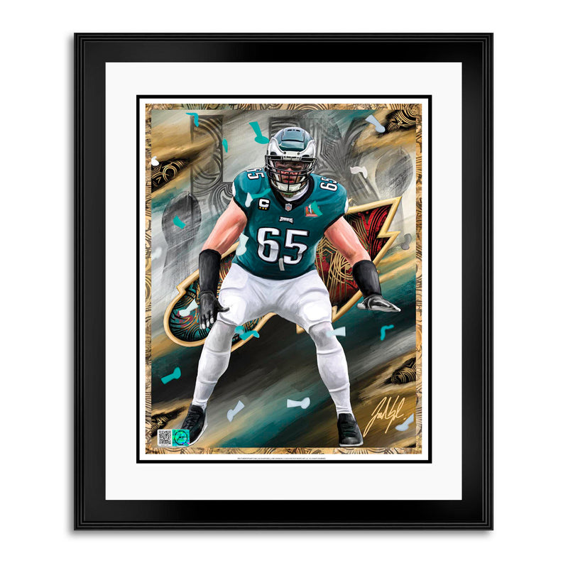 IMMORTAL MOMENTS™ LANE JOHNSON LIX CHAMPIONS 8 x 10 Lithograph