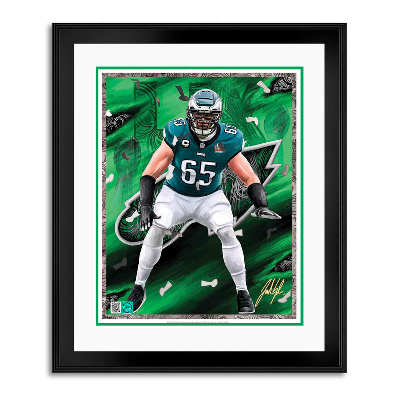 IMMORTAL MOMENTS™ LANE JOHNSON LIX CHAMPIONS 8 x 10 Lithograph
