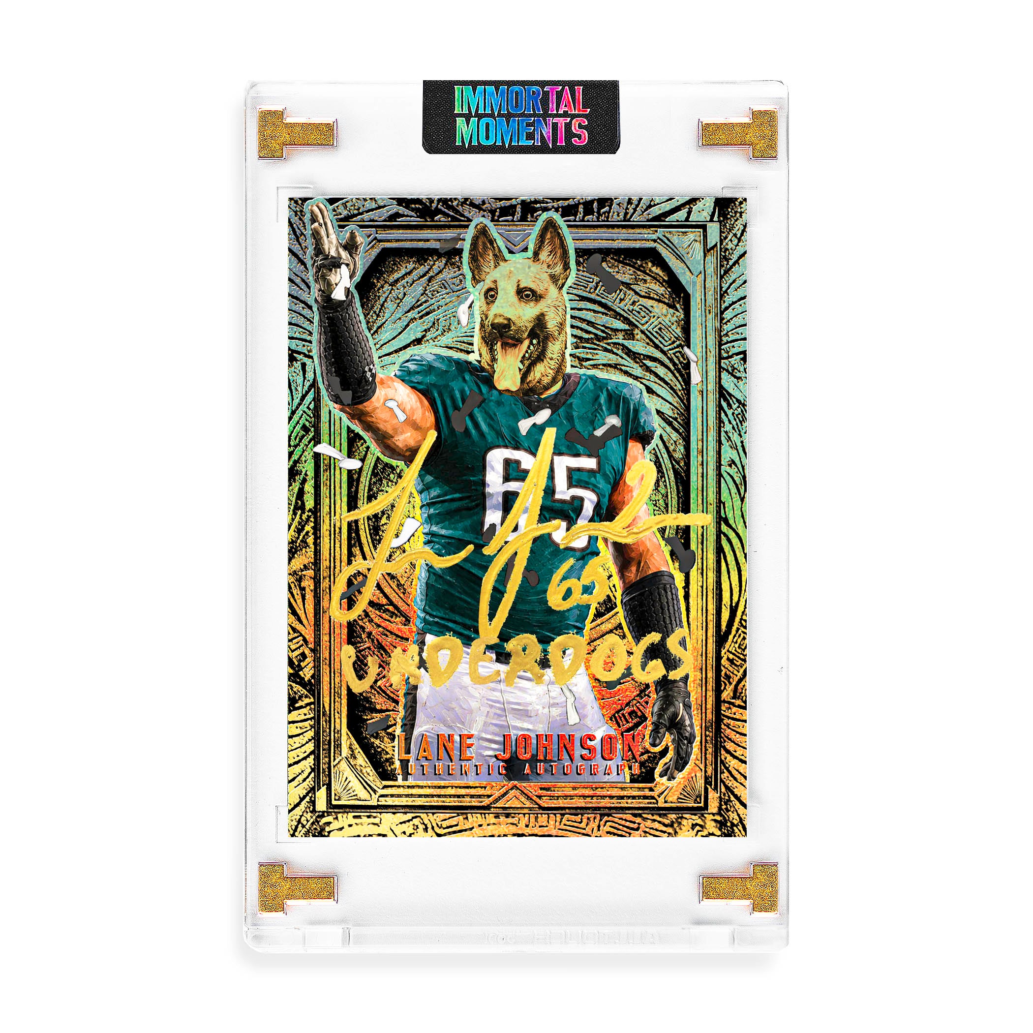 IMMORTAL MOMENTS™ LANE JOHNSON "UNDERDOGS" LII CHAMPIONS SET