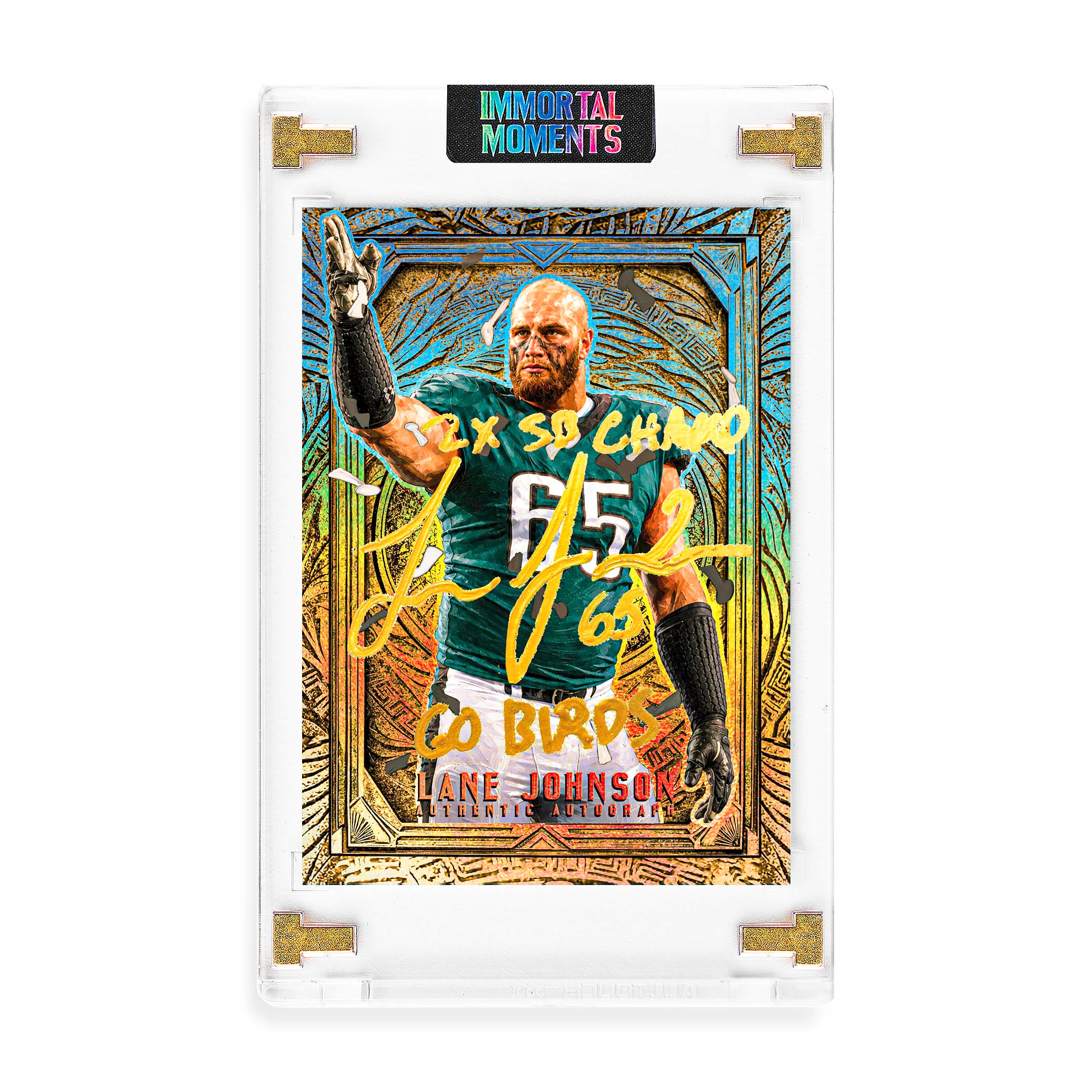 IMMORTAL MOMENTS™ LANE JOHNSON "UNDERDOGS" LII CHAMPIONS SET