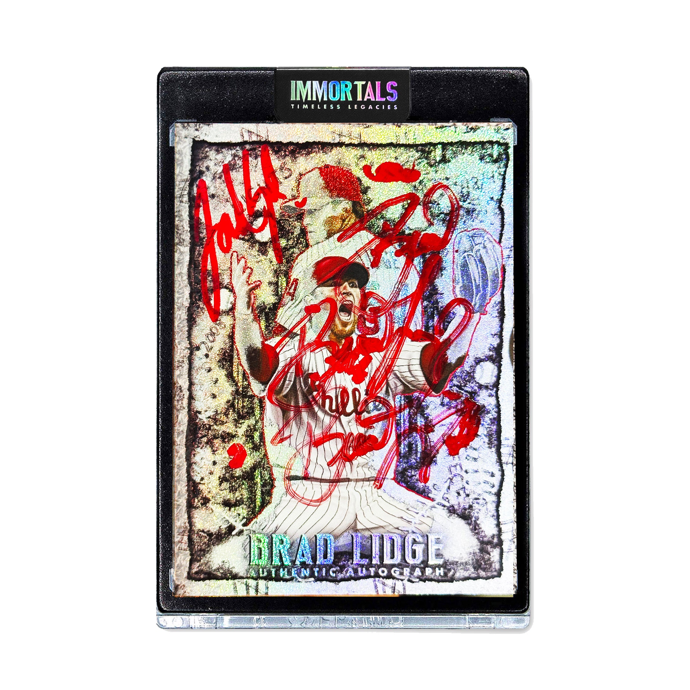 SPECTOR X LIDGE | "LIGHTS OUT" | UNRELEASED AUTOGRAPHED PHANTOM PARALLEL ARTIST PROOF TESTER