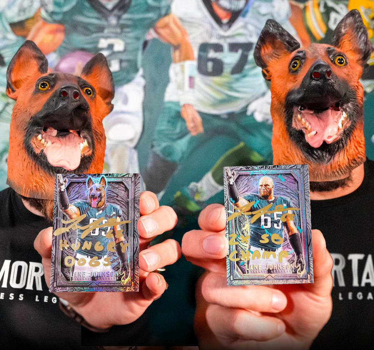 IMMORTAL MOMENTS™ LANE JOHNSON "UNDERDOGS" LII CHAMPIONS SET
