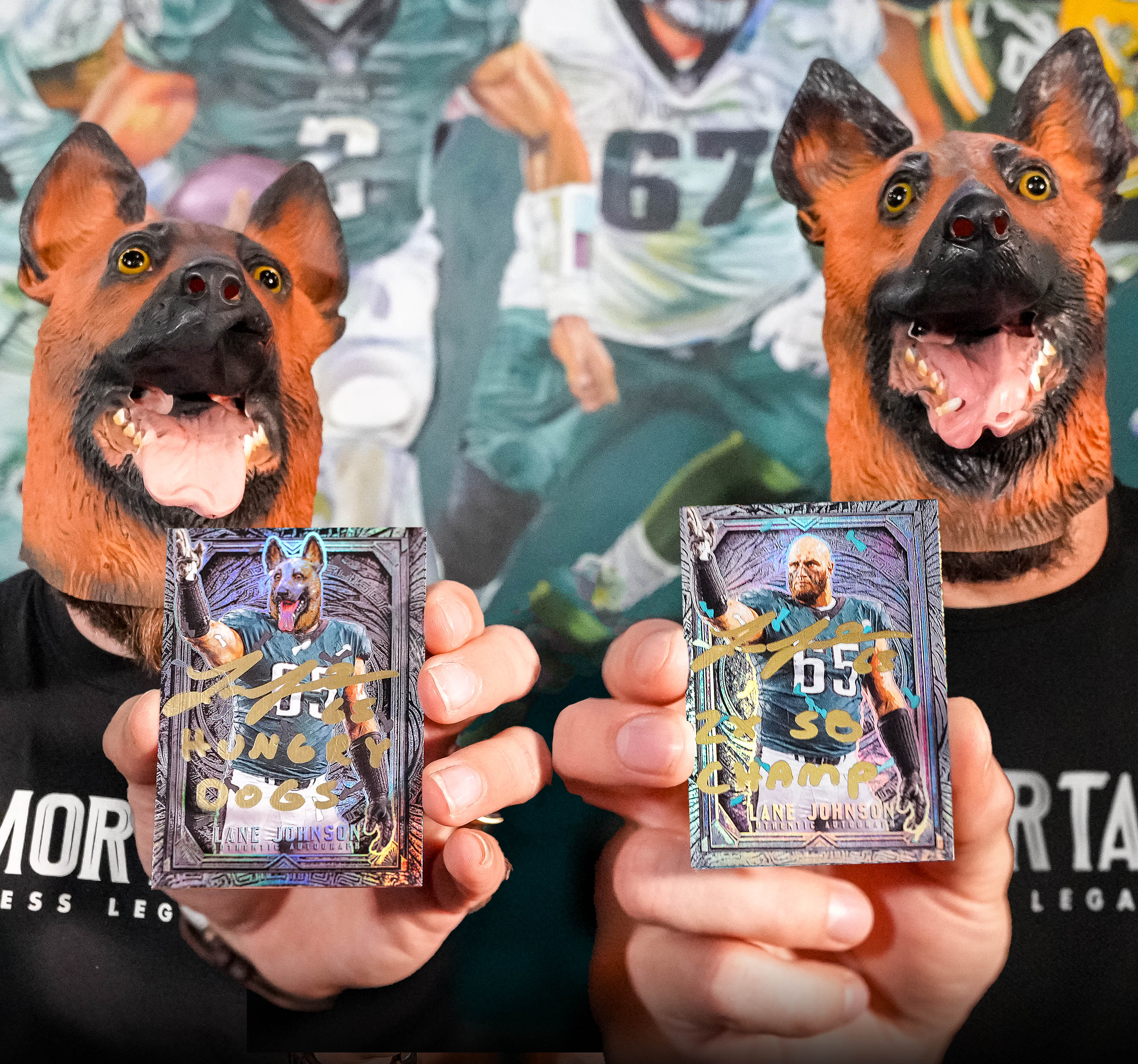 IMMORTAL MOMENTS™ LANE JOHNSON "UNDERDOGS" LII CHAMPIONS SET