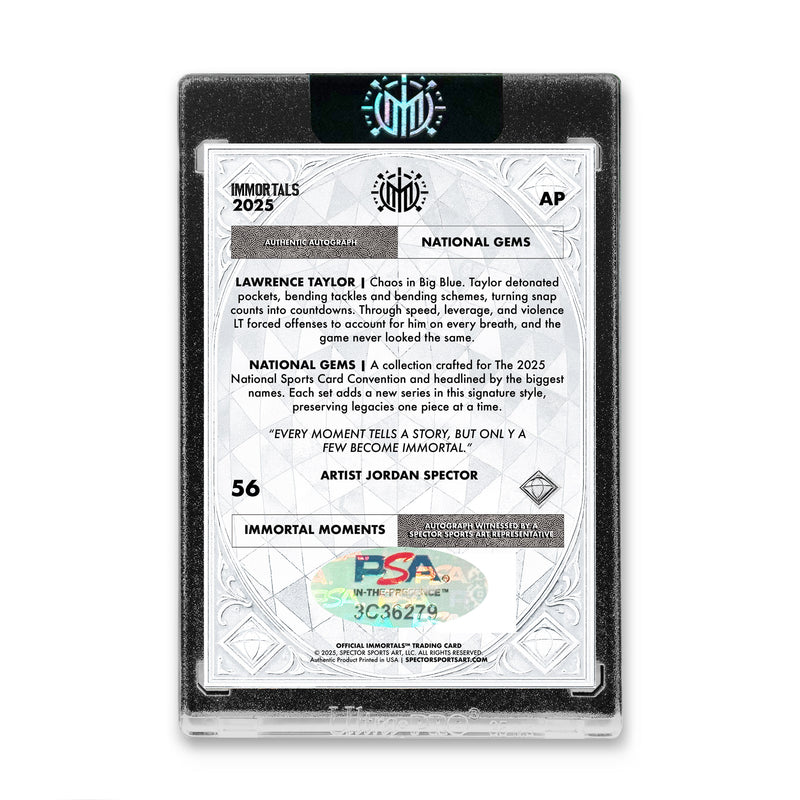IMMORTAL™ National Gems Lawrence Taylor Collectible