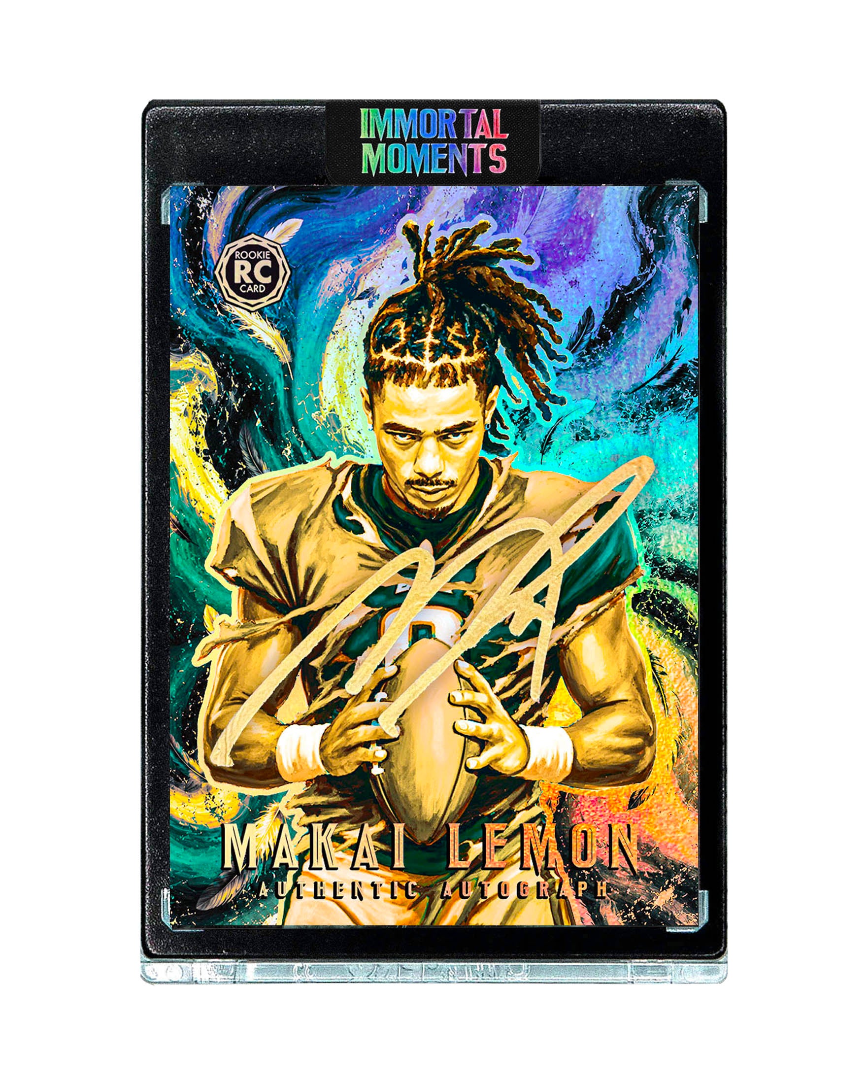 IMMORTAL MOMENTS™ Makai Lemon "NEW ROOTS" Rookie Autograph Collectible
