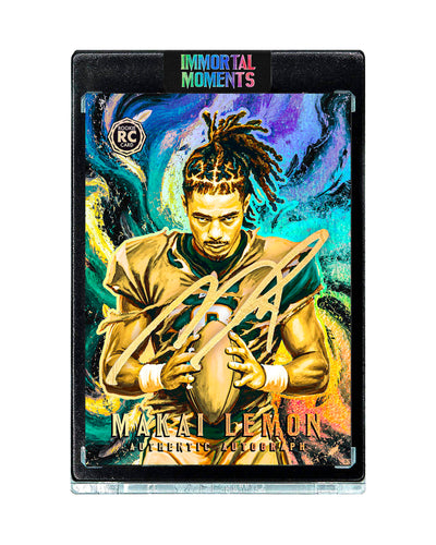 IMMORTAL MOMENTS™ Makai Lemon "NEW ROOTS" Rookie Autograph Collectible