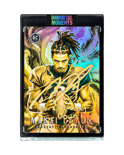IMMORTAL MOMENTS™ Makai Lemon "NEW ROOTS" Rookie Autograph Collectible
