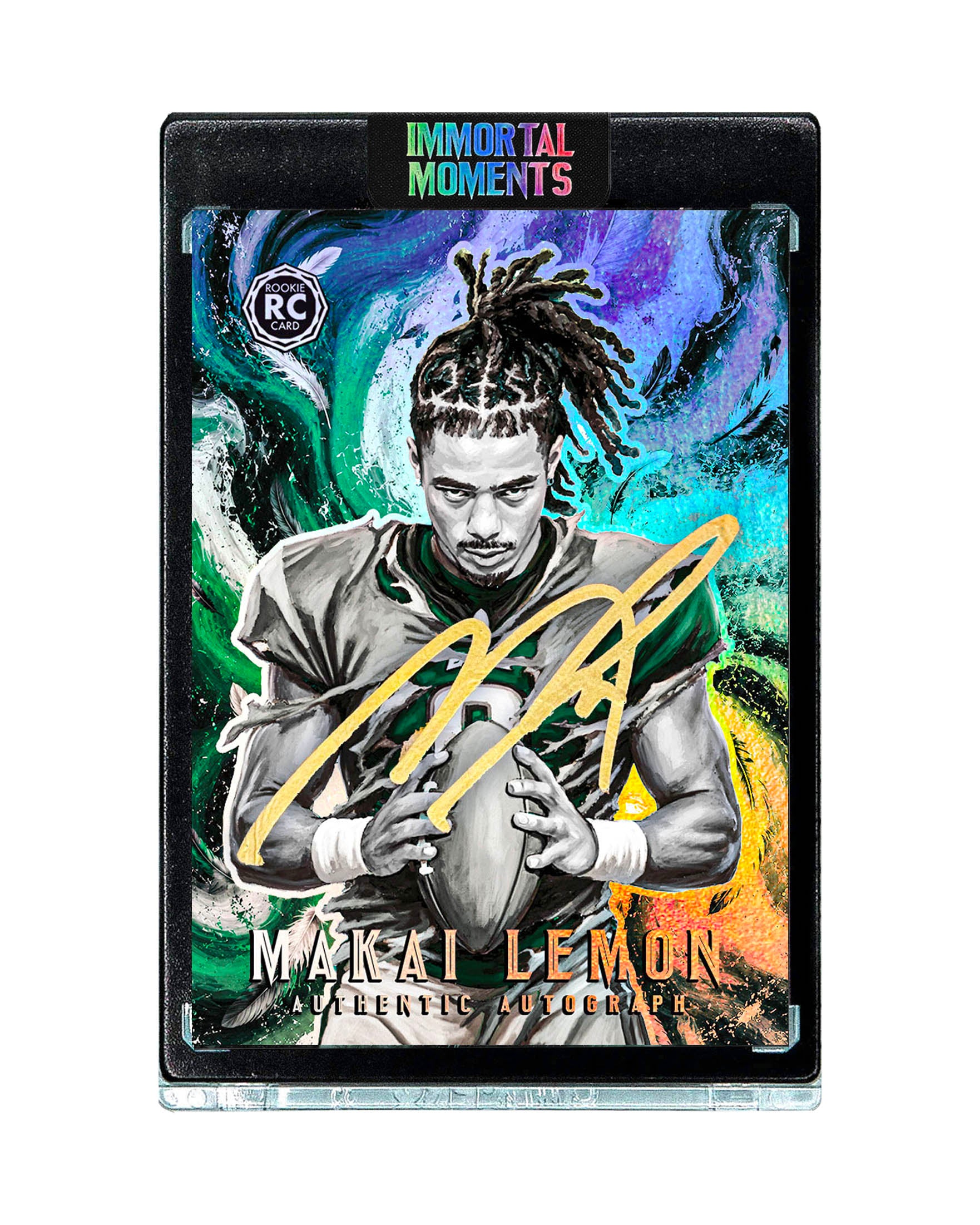 IMMORTAL MOMENTS™ Makai Lemon "NEW ROOTS" Rookie Autograph Collectible