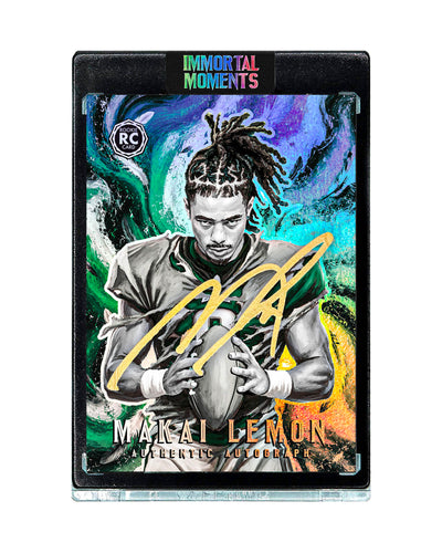 IMMORTAL MOMENTS™ Makai Lemon "NEW ROOTS" Rookie Autograph Collectible