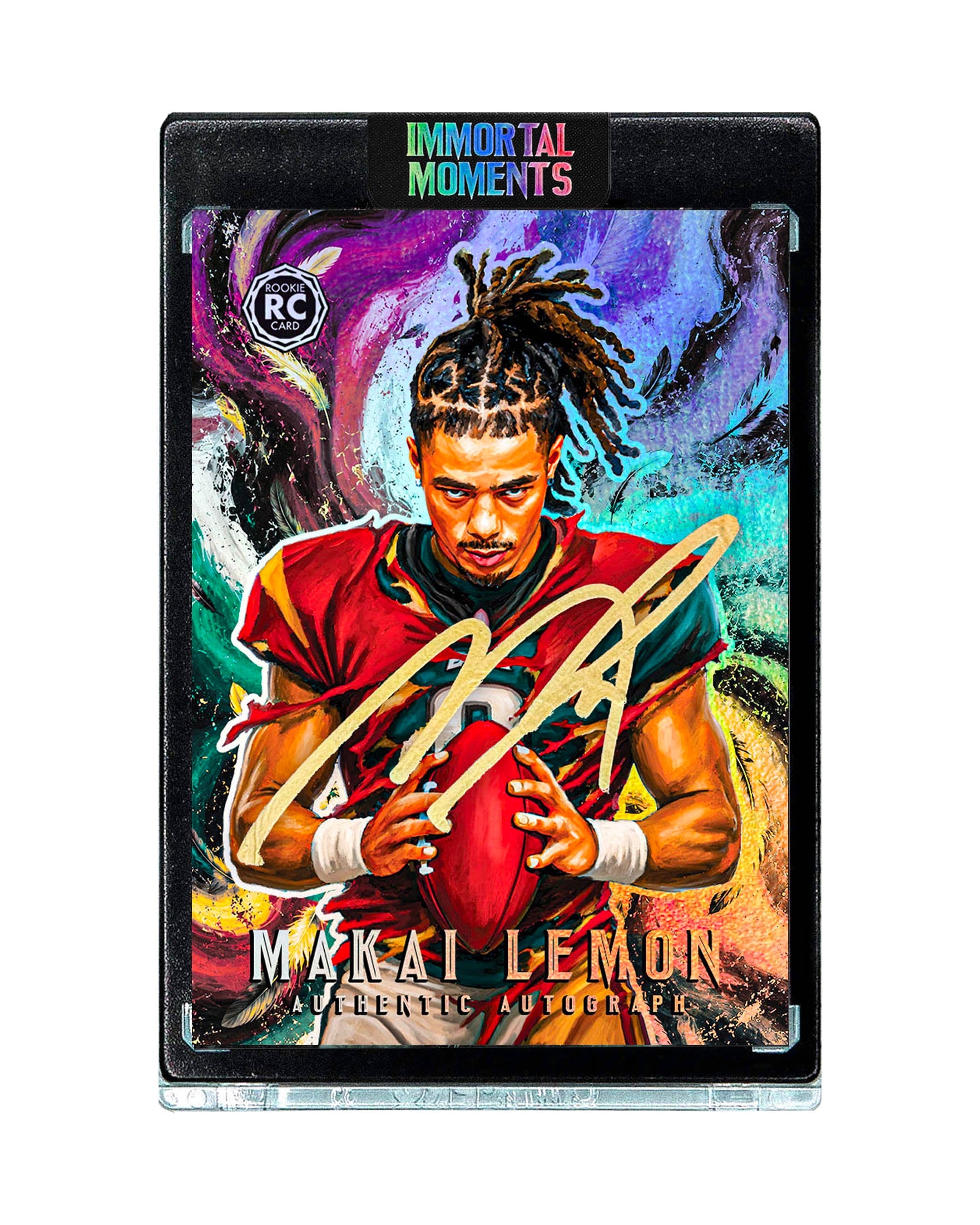 IMMORTAL MOMENTS™ Makai Lemon "NEW ROOTS" Rookie Autograph Collectible