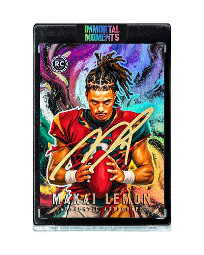IMMORTAL MOMENTS™ Makai Lemon "NEW ROOTS" Rookie Autograph Collectible