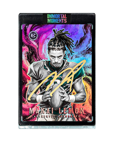 IMMORTAL MOMENTS™ Makai Lemon "NEW ROOTS" Rookie Autograph Collectible