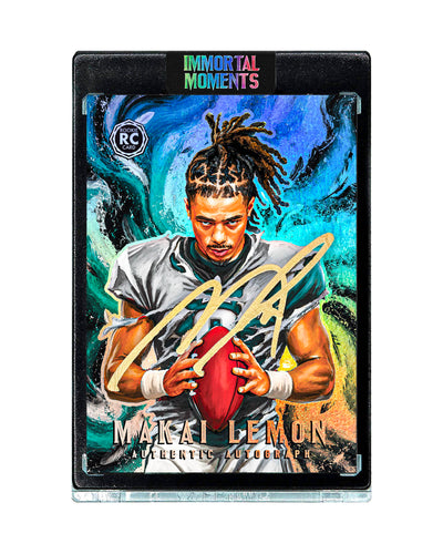 IMMORTAL MOMENTS™ Makai Lemon "NEW ROOTS" Rookie Autograph Collectible