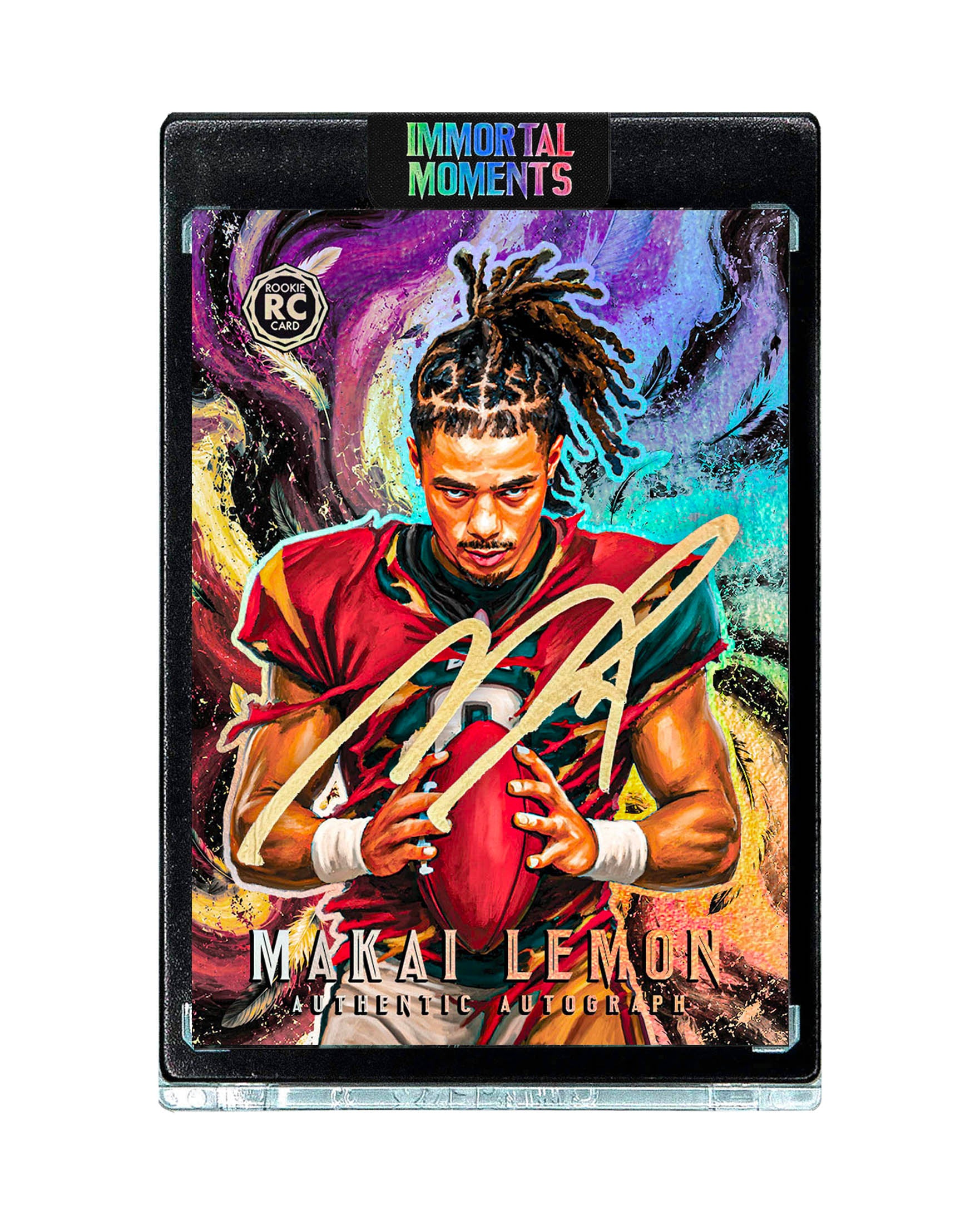 IMMORTAL MOMENTS™ Makai Lemon "NEW ROOTS" Rookie Autograph Collectible