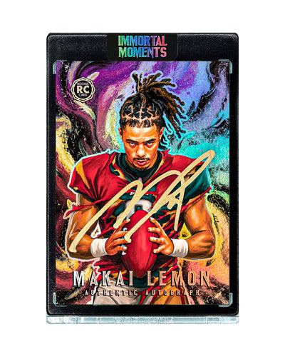 IMMORTAL MOMENTS™ Makai Lemon "NEW ROOTS" Rookie Autograph Collectible
