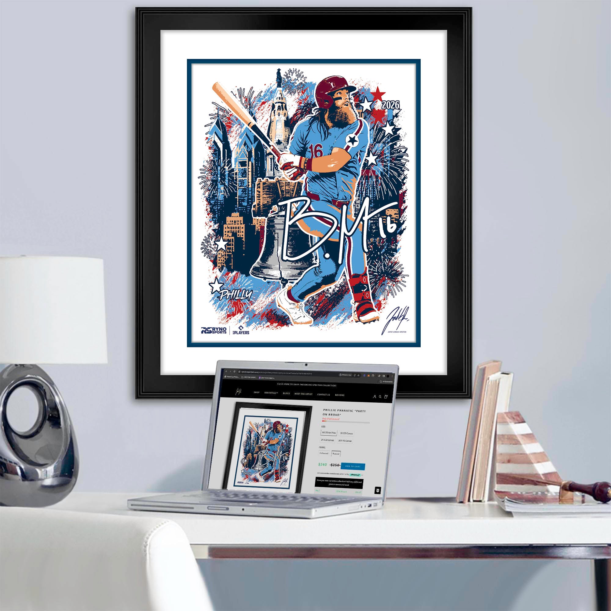 Philadelphia All Star Collaboration - Brandon Marsh - Exclusive Print