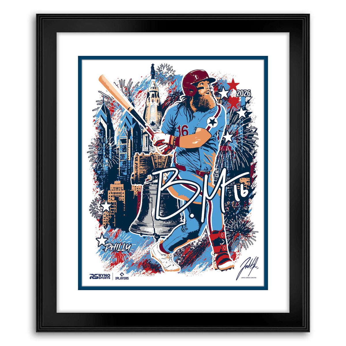 Philadelphia All Star Collaboration - Brandon Marsh - Exclusive Print