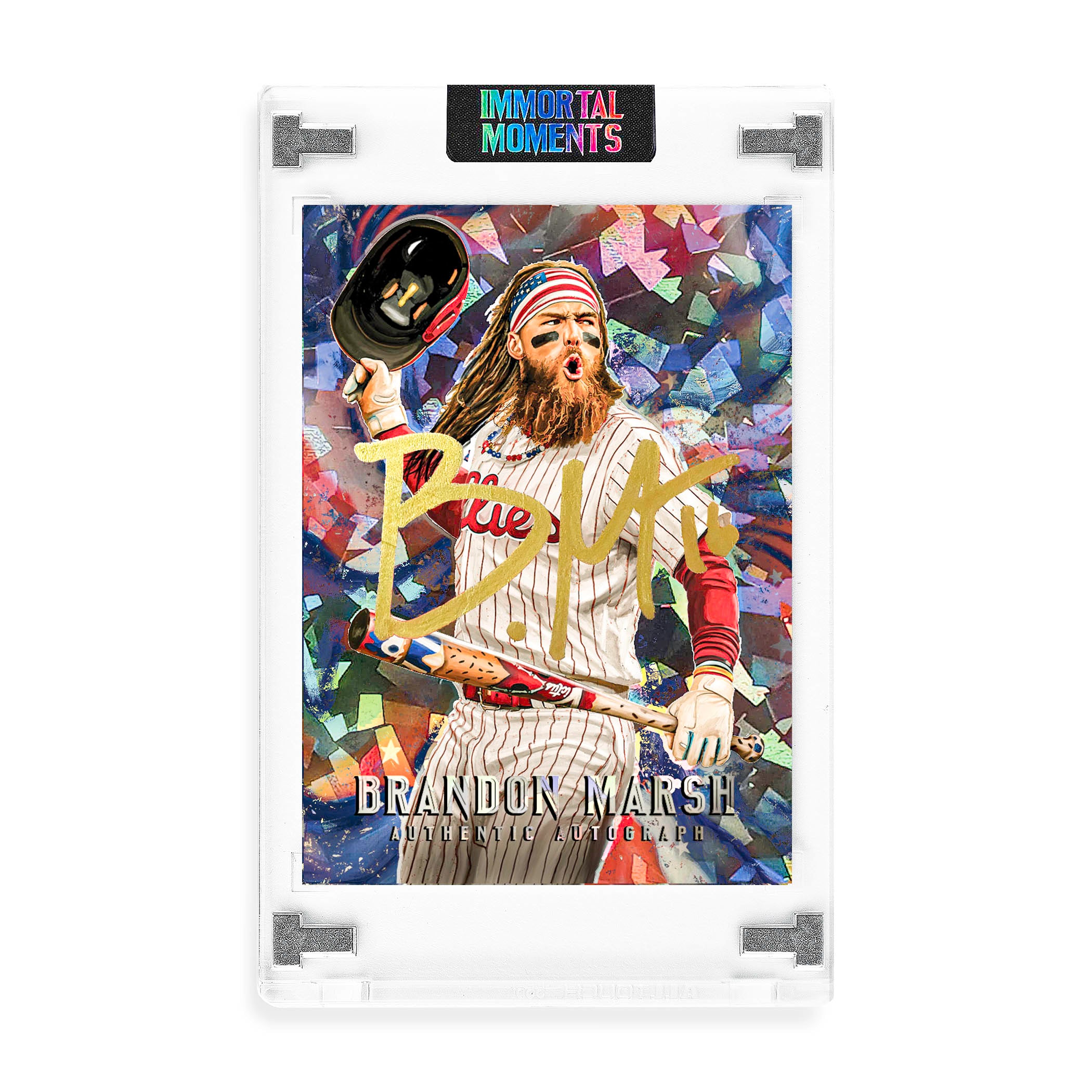 IMMORTAL MOMENTS™ BRANDON MARSH "FEAR THE BEARD" COLLECTIBLE