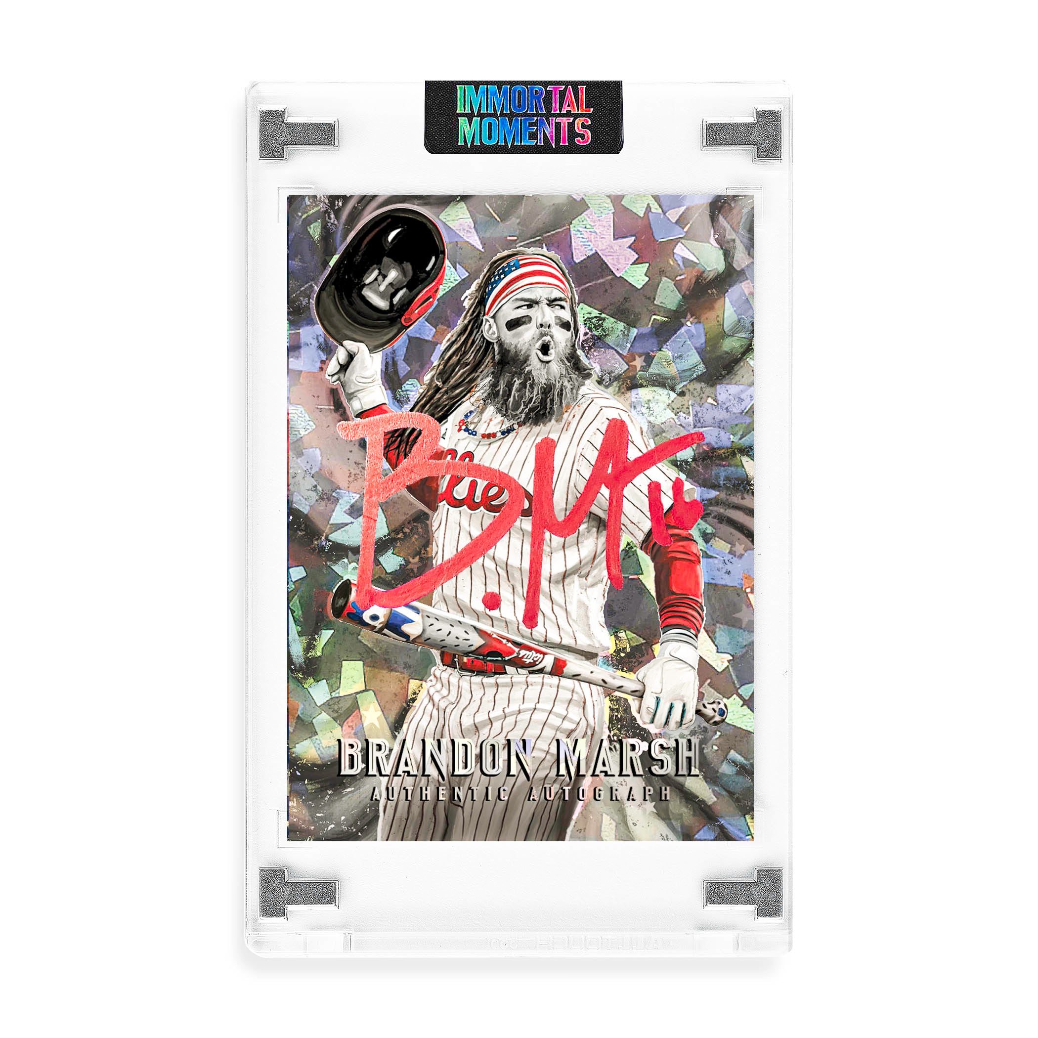 IMMORTAL MOMENTS™ BRANDON MARSH "FEAR THE BEARD" COLLECTIBLE