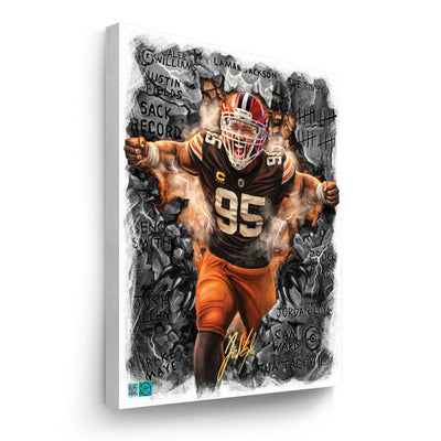 MYLES GARRETT "CROWNED" THE SACK KING