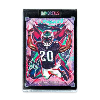 JORDAN SPECTOR X BRIAN DAWKINS - "RELENTLESS" - IMMORTALS™ TRADING CARD - Spector Sports Art -