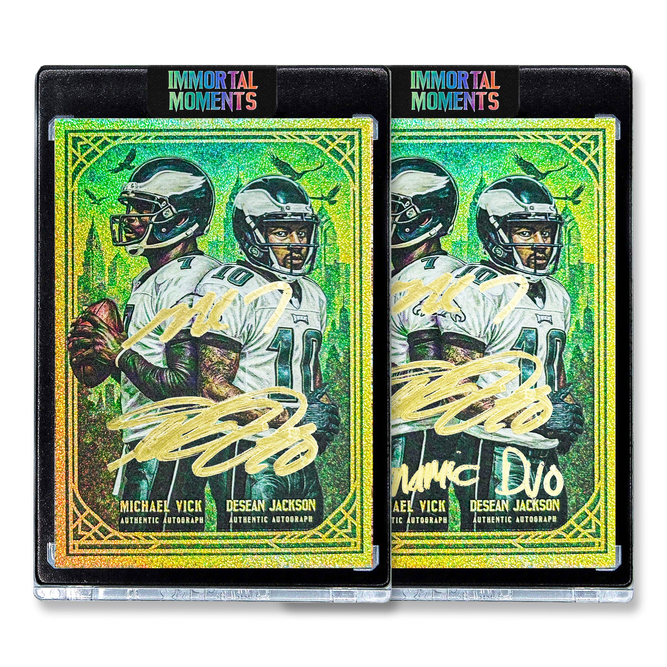 j*d様 ウォーキングデッド リック サインカード IMMORTAL MOMENTS™ MIKE VICK & DJAX 