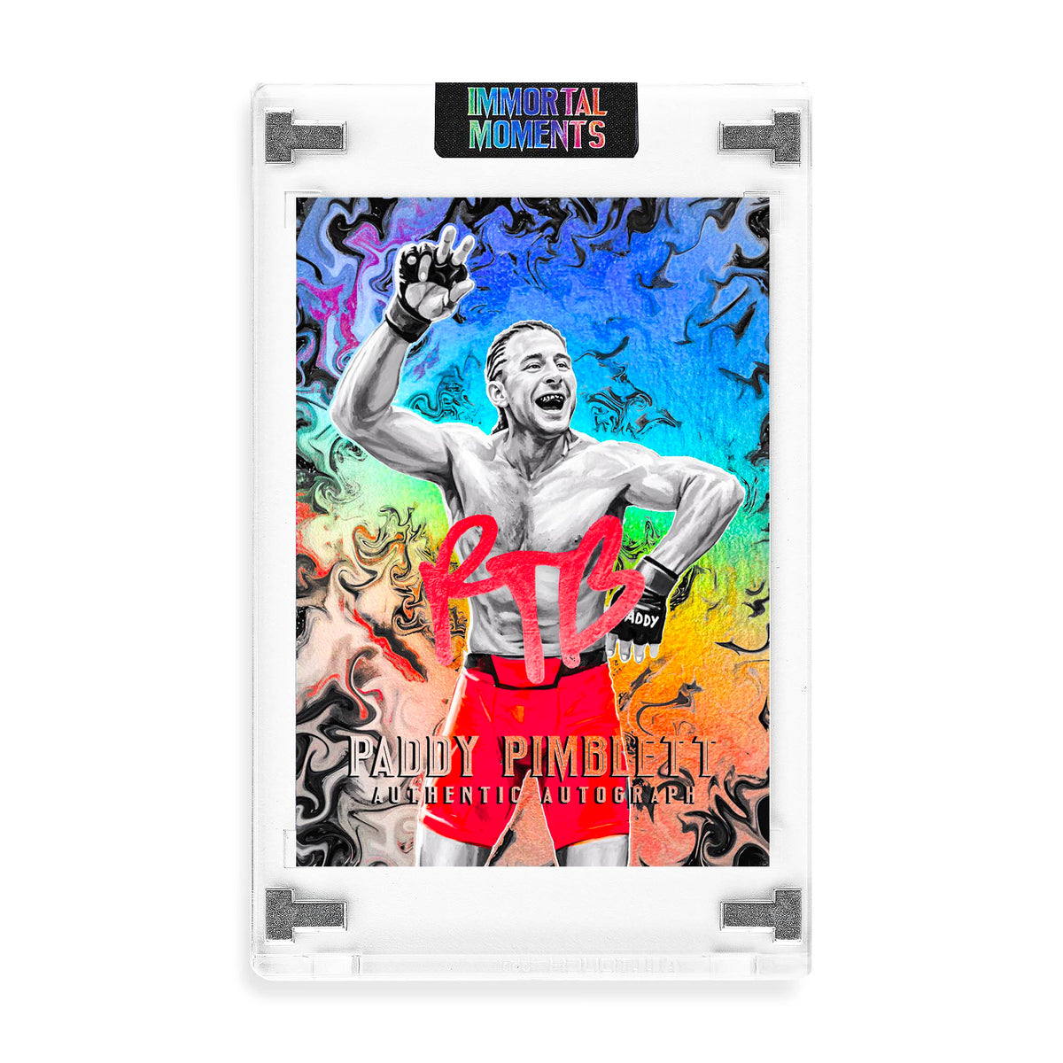 IMMORTAL MOMENTS™ Paddy Pimblett "THE BADDY" Autograph Collectible