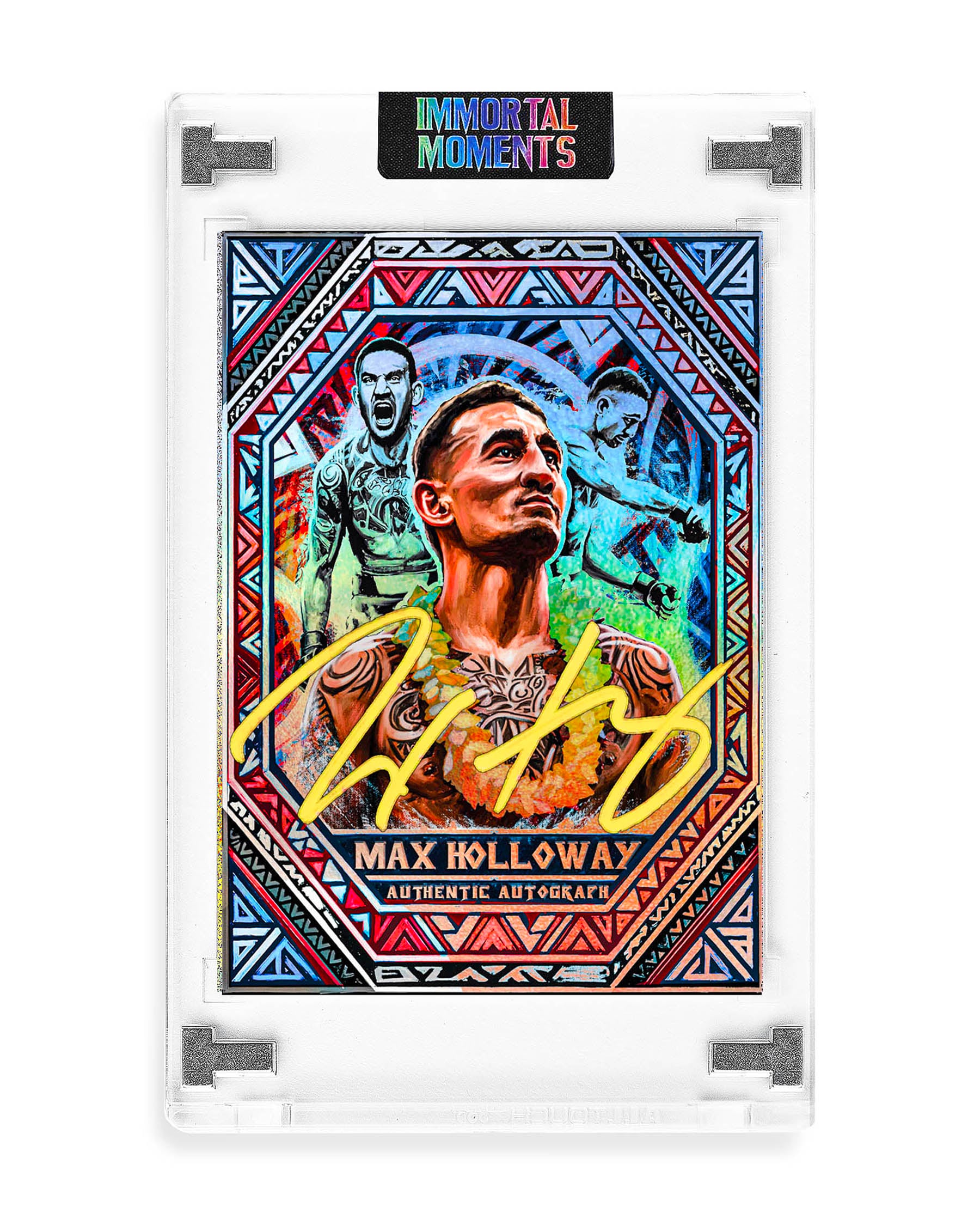 IMMORTAL MOMENTS™ "BLESSED" Max Holloway Autograph Collectible