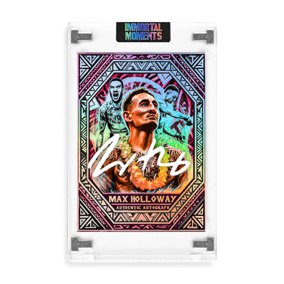 IMMORTAL MOMENTS™ "BLESSED" Max Holloway Autograph Collectible