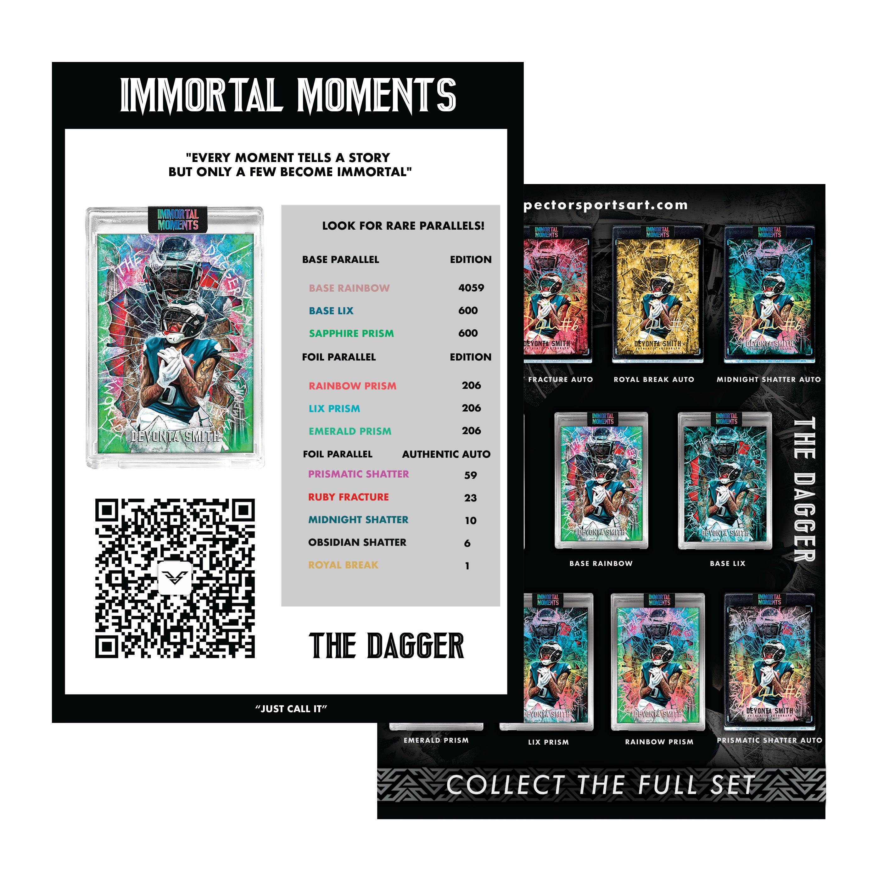 IMMORTAL MOMENTS™ DEVONTA SMITH "THE DAGGER" COLLECTIBLE