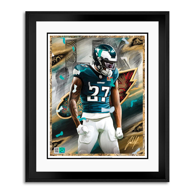 IMMORTAL MOMENTS™ QUINYON MITCHELL LIX CHAMPIONS 8 x 10 Lithograph