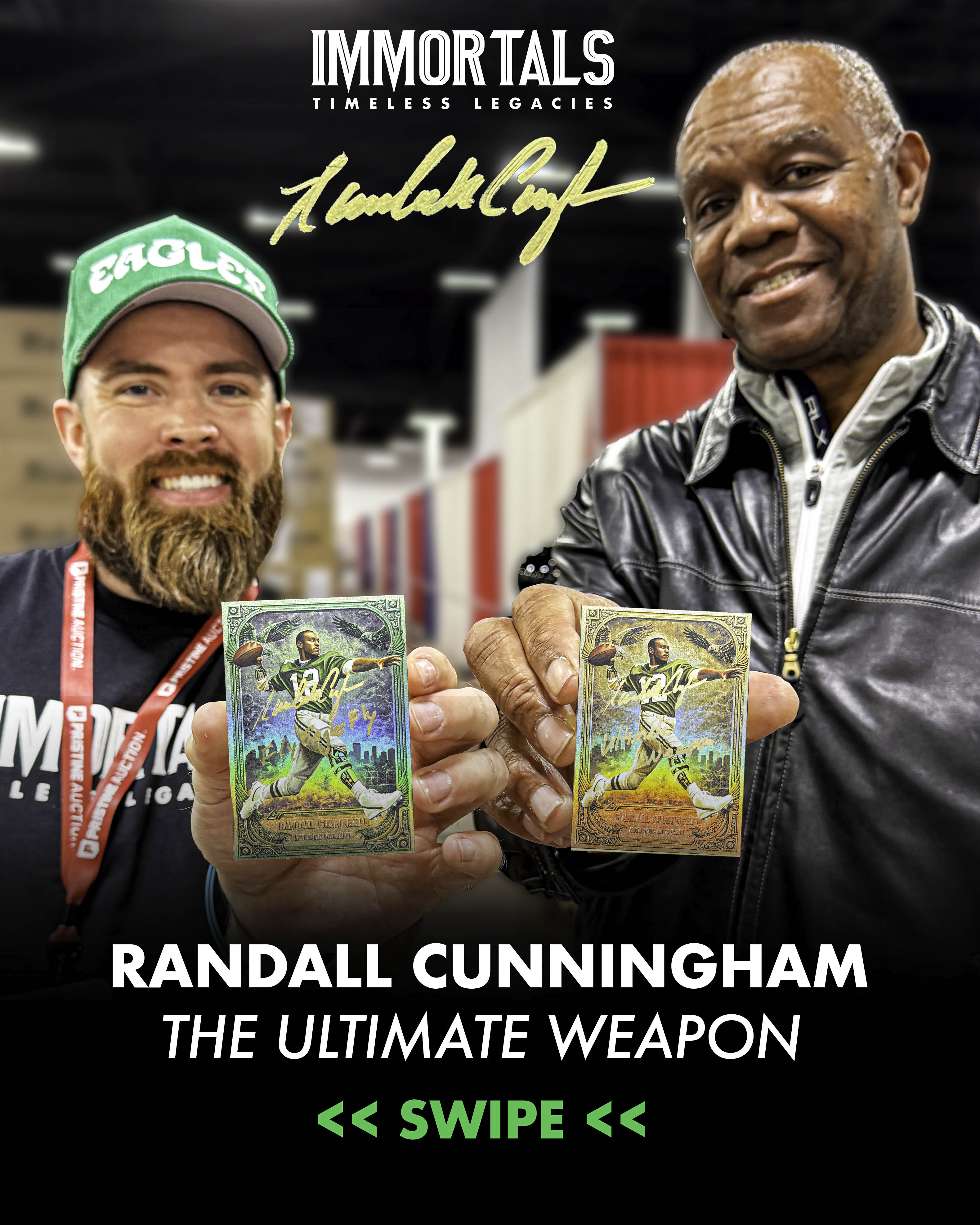 IMMORTAL MOMENTS™ Randall Cunningham "The Ultimate Weapon" Collectible