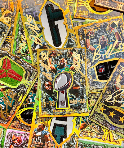 BRANDON GRAHAM "FOREVER 55" GAME WORN LIX RELIC COLLECTIBLE