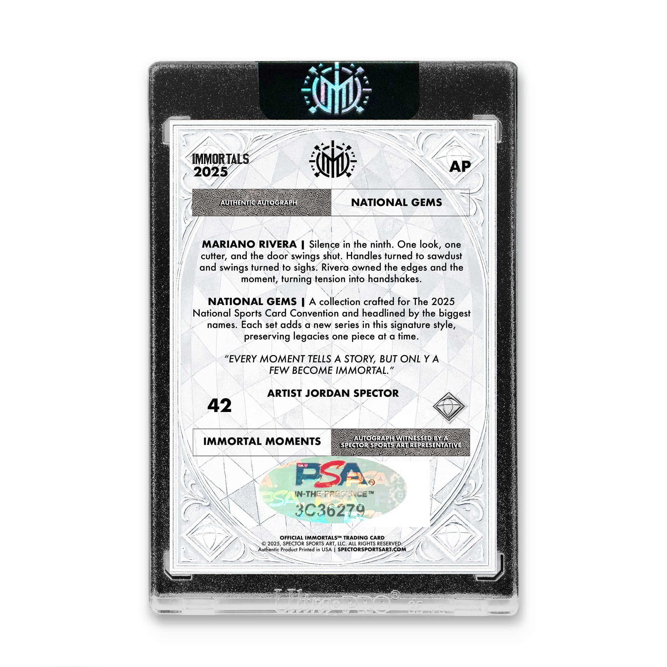 IMMORTAL™ National Gems Mariano Rivera Collectible