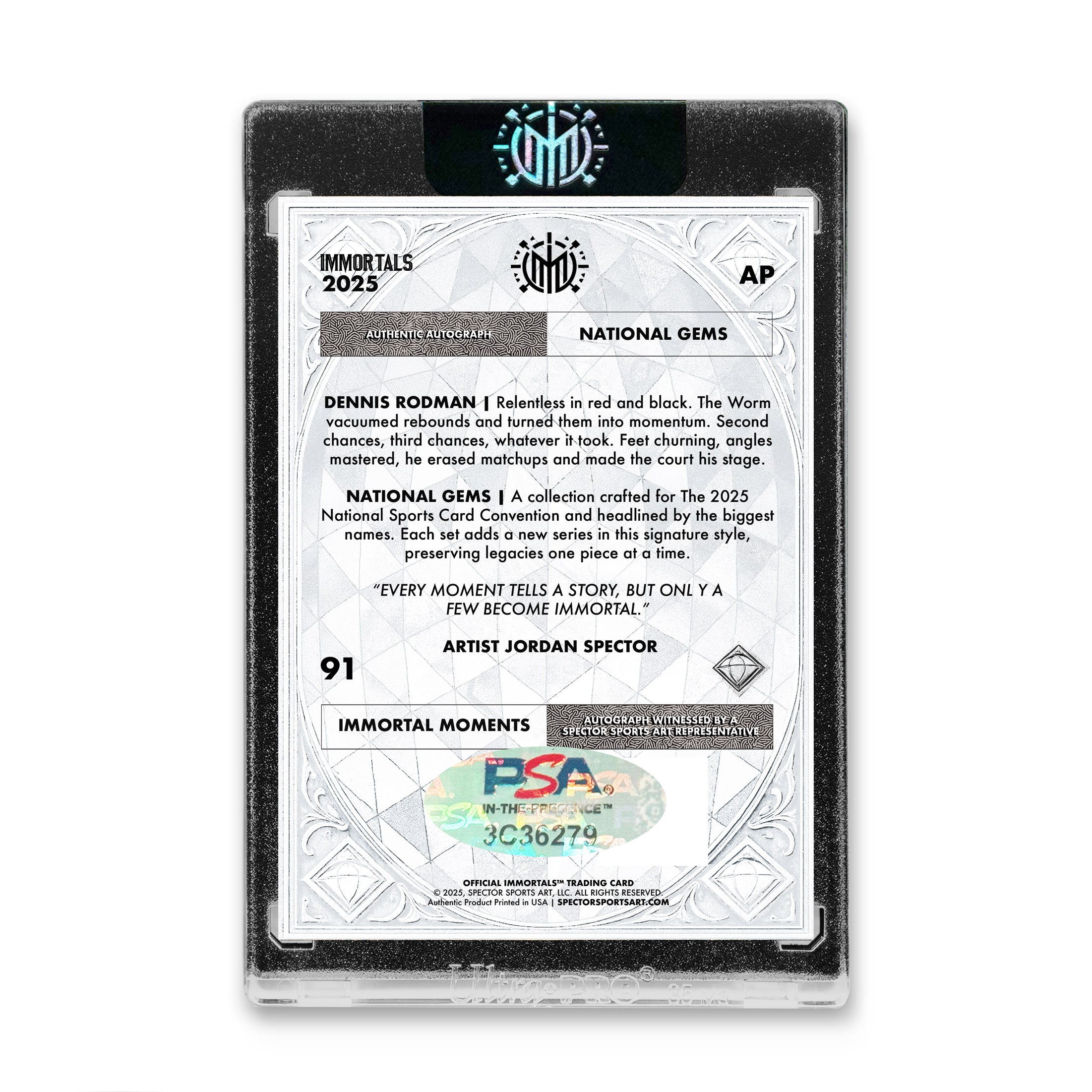 IMMORTAL™ National Gems Dennis Rodman Collectible